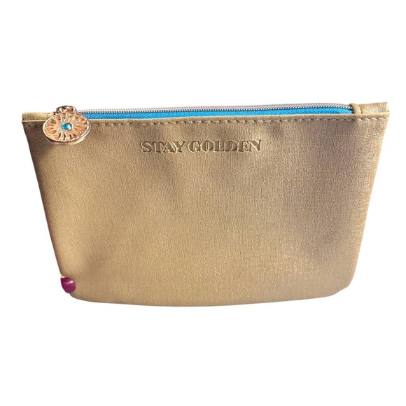 Three Ipsy bags, Gold Stay Golden bag, Pink Floral Peony bag and Silver Glam bag - Picture 5 of 10